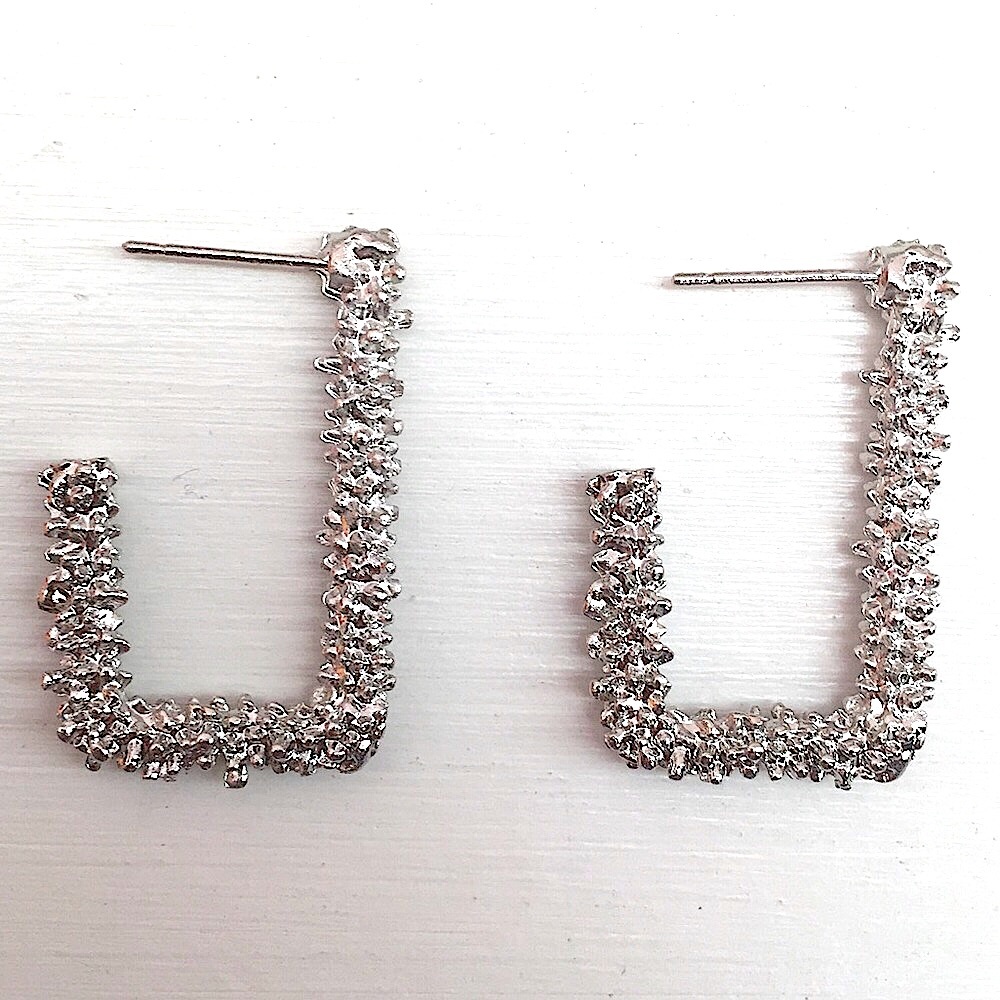🔴5/$15🔴CLEARANCE Silver Simple Earrings NEW - Picture 8 of 13